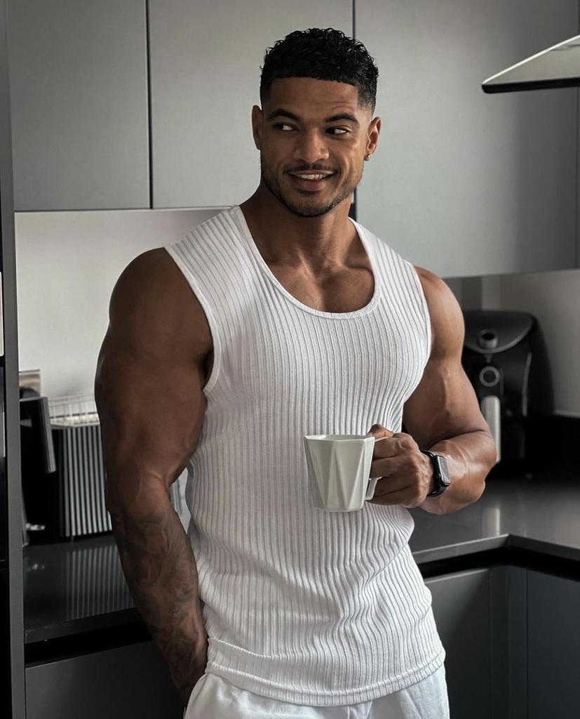 Men's Summer Vertical Stripe Sport Vest
