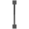 Vidaxl Dining Table Legs, 2 Pcs, Anthracite, 80X(72-73) Cm, Steel