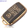 5Buttons TPU Auto Key Shell Case Cover for Land Rover Range Evoque Freelander Velar Discovery 4 Jaguar XE XJ XF Guitar
