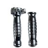Motorcycle Modification Retro Aluminum Alloy CNC Handlebar with Large Oil Twist 22 Dual Throttle Handle Set,