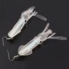 Noctilucence Color Tube Squid Drop Earrings for Women Giant Jelly Bionic Soft Lure Marine Animal Earring Fishing Lovers Gifts
