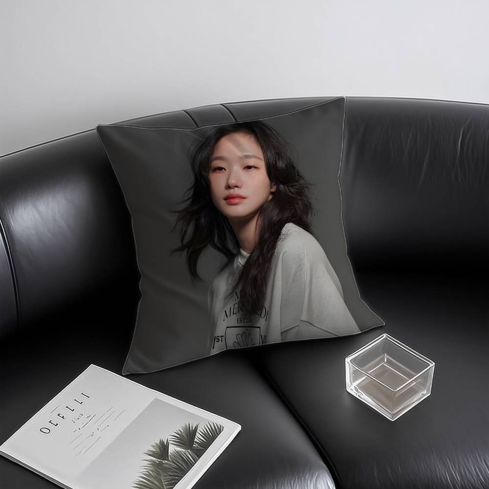 

Korean K-Kim Go Eun Pillow Case Anti-dustmite Invisible zipper Sofa Bed 12x12Inch
