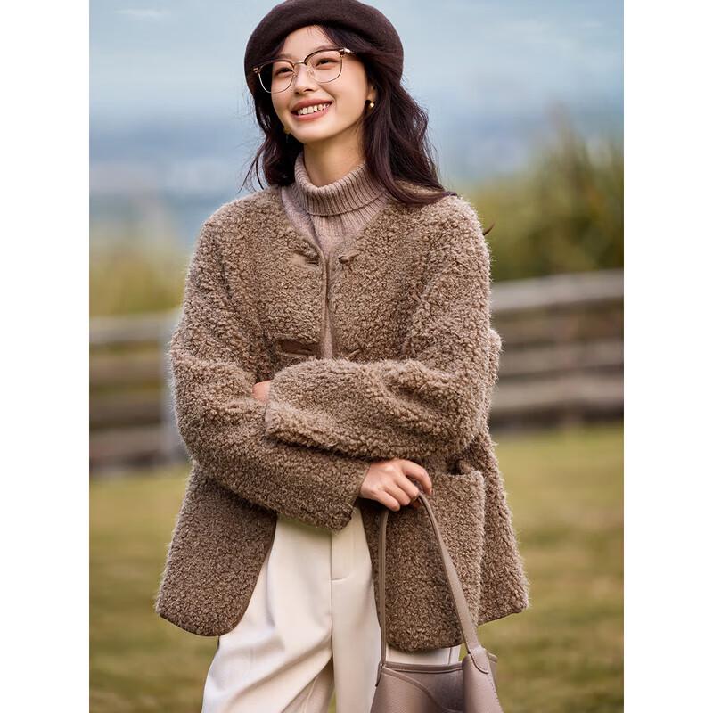 Mohan Yimei New Chinese Style Faux Fur Winter Coat