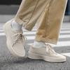New Korean Suede Men's Sneakers Casual Soft Comfort Breathable Non Slip Fashion Holiday Gifts Preppy All Season Walking Training
