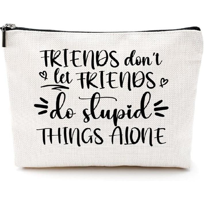 3Pcs Girls Trip Gifts Girls Weekend 2025 Makeup Bag Sisters Trip Gifts Favors Summer Gifts Cosmetic Bag Toiletry Bag Zipper Pouch Weekender Bags for