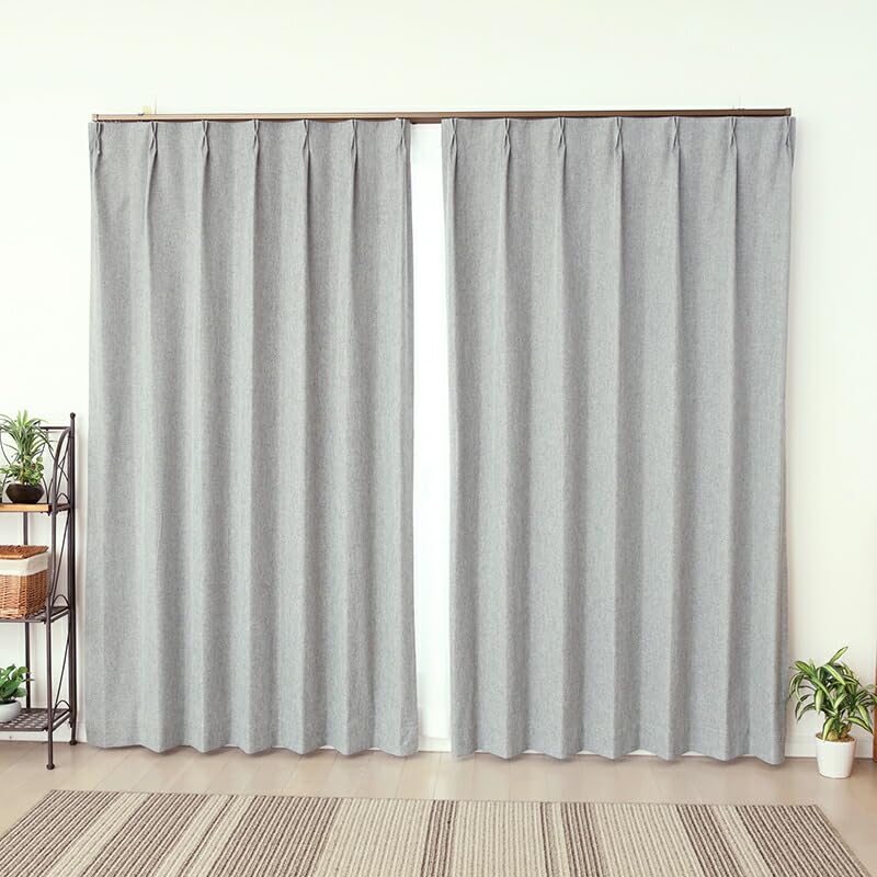 

Полное затемнение Свет Тепло Однотонный 5417 Серый 100см Шириной x 90см Комплект из 2 Энергия Холод Энергия Улучшенное Отопление и Охлаждение Плотные Шторы, 100%