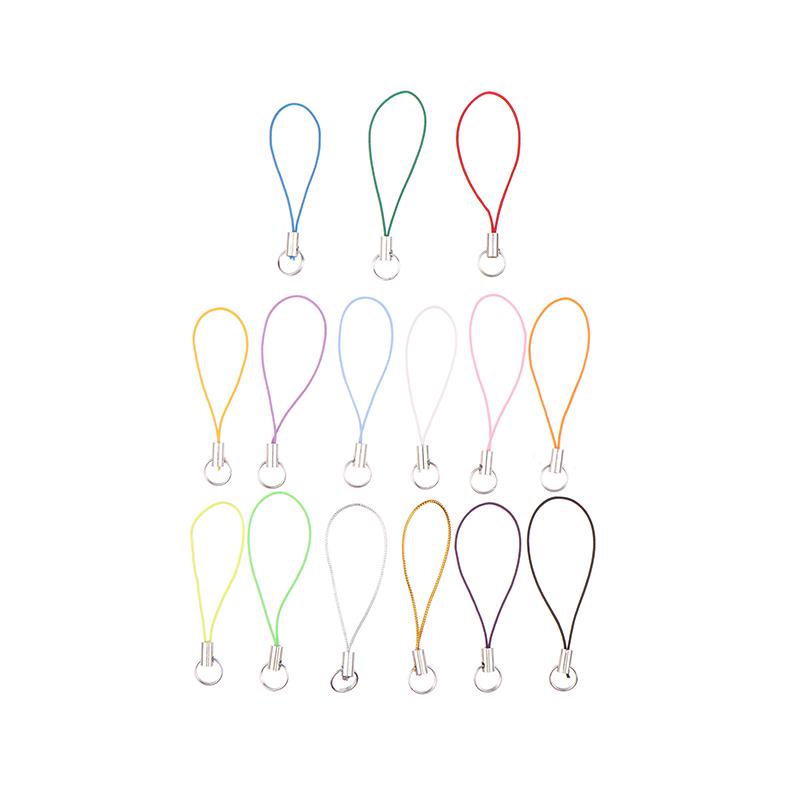 

100Pcs Lanyard Lariat Strap Cords Lobster Clasp Rope Keychain Hooks Mobile Set Charms Keyring Pendant Key Ring Accessories 100pcs