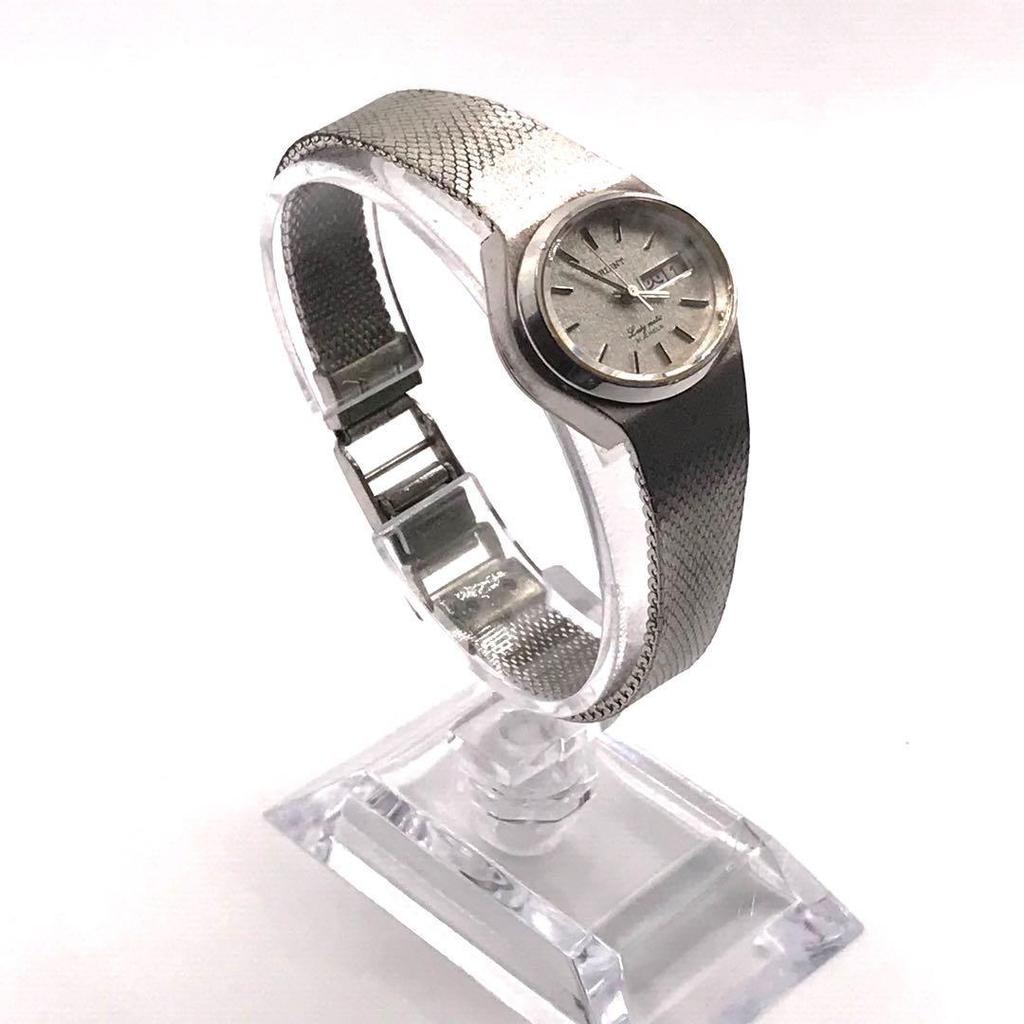 Used ORIENT Hand-wound Vintage Ladies Day-Date Watch