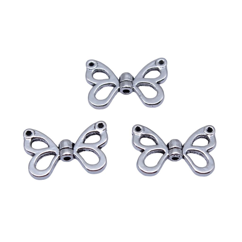 Angel Wing Beads Spacer Small Hole Butterfly Charms For Spiritual Jewelry