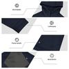 Men S Casual Half Zip Hooded Fleece Sweatshirt Autumn Winter