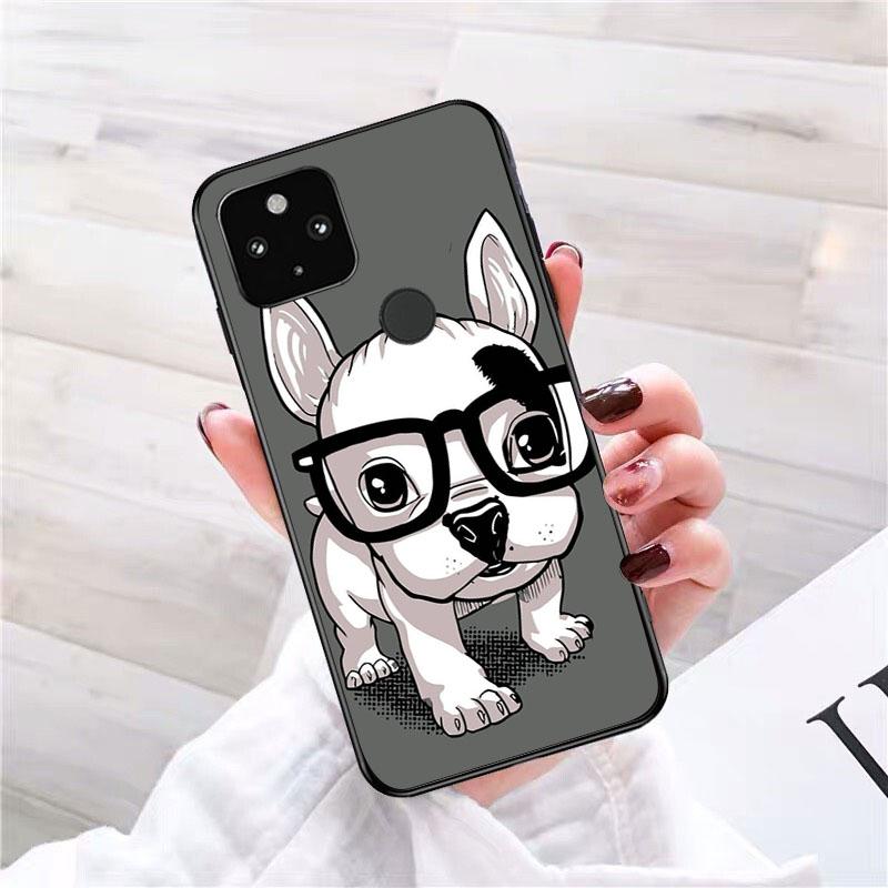 Englische Bulldogge Mops Handyhülle für Google Pixel 7 Pro 7 6A 6 Pro 5A 4A 3A Pixel 4 XL Pixel 5 6 4 3 XL 3A XL 2 XL