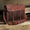 Leather Messenger Bag Laptop Bag for Men and Women Office School Bag Personalized Gift Bag Crossbody Bag Satchel Shoulder Bag Christmas Gift