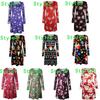 Women's Dress Reindeer Elk Snowman Christmas Tree Printed Party Dress Skirt With Premium Comfort And Stylish Holiday Charm