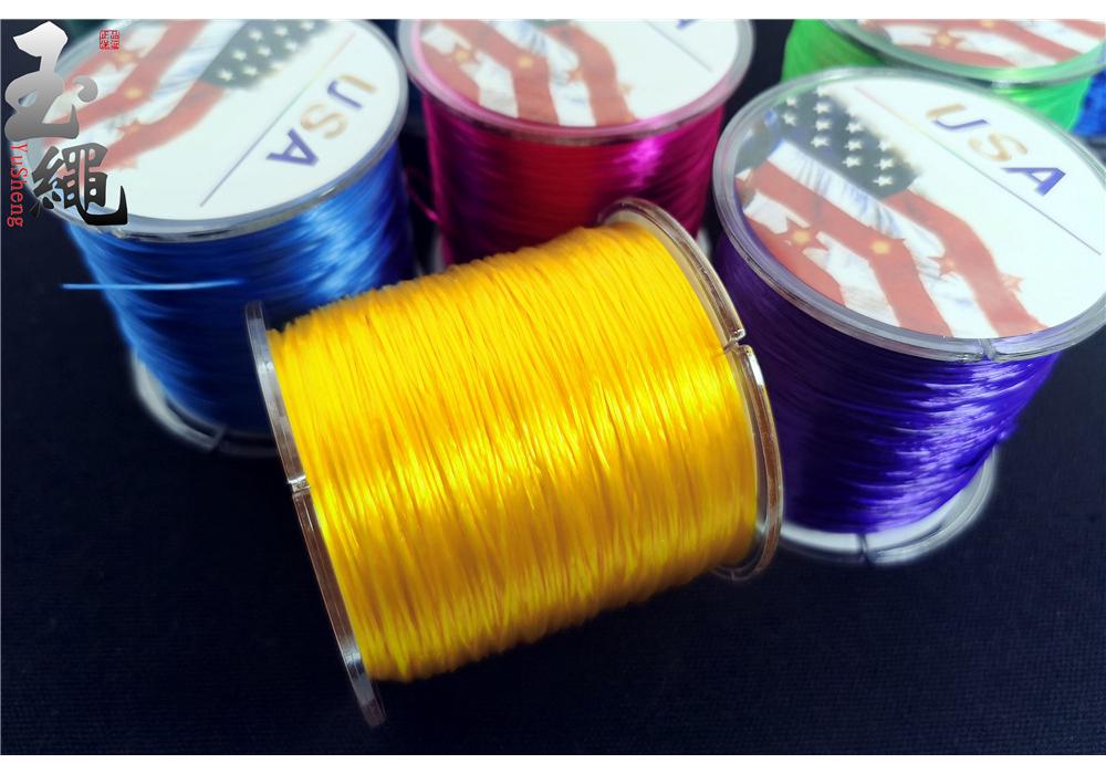 High-Grade USA Crystal Elastic Cord for Stringing Agate Bracelets - Flat Shape Tendon Rope