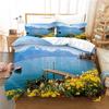 Beautiful  Scenery Bedding Set Duvet Cover Set Bedding Digital Printing Bed Linen Queen Size Bedding Set Fashion Design
