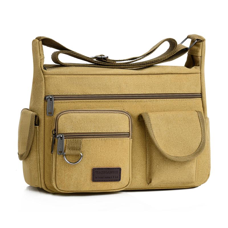Men's Shoulder Bag Crossbody Bag Canvas Bag