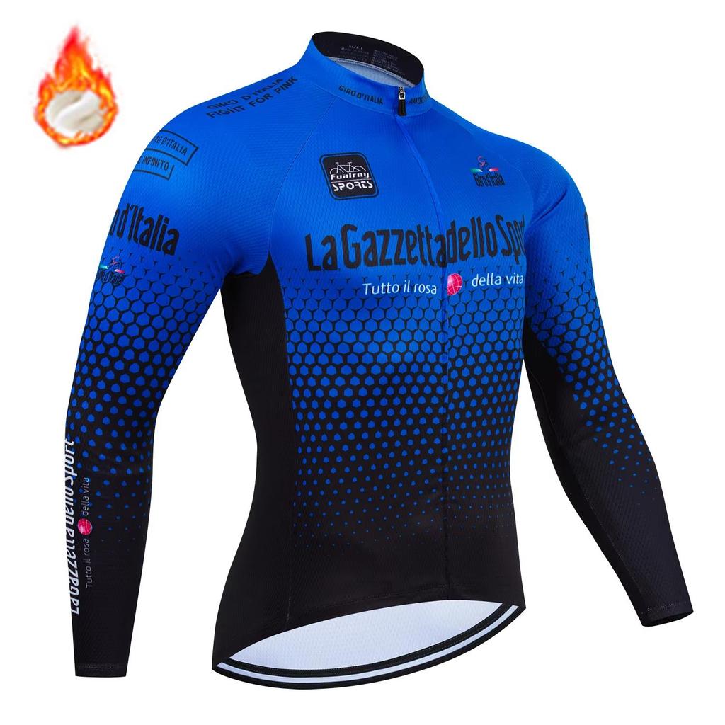 2026 NOWY Zimowy Polarowy Rowerowy Koszulka Długi Rękaw Rower Odzież Rowerowa Termiczna Ubrania Rowerowe Invierno Maillot Ropa Ciclismo