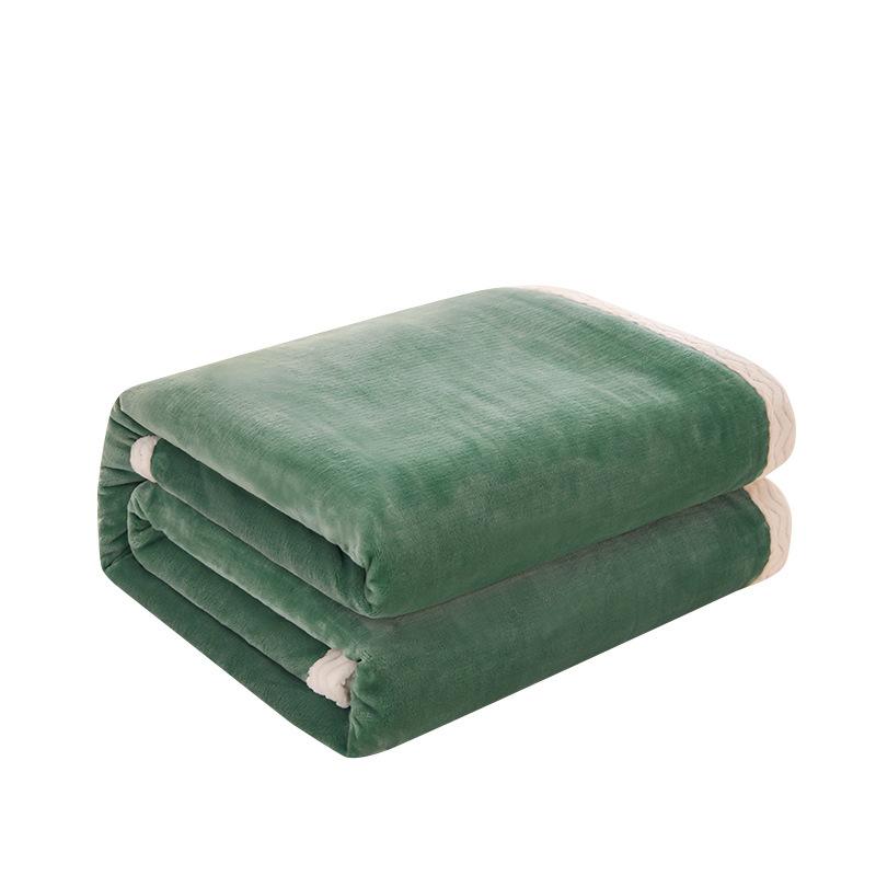 Modern And Simple Solid Color Milk Velvet Blanket  New Multifunctional All Seasons Universal Soft Comfortable Office Nap Blanket