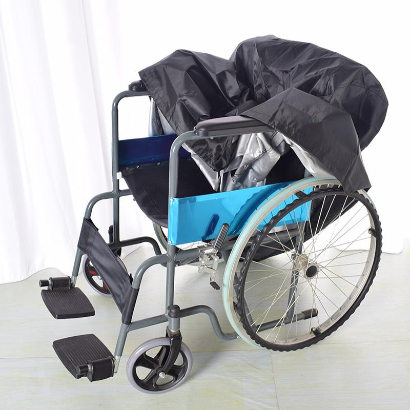 Electric Wheelchair Protective Cover Outdoor Mobility Scooter Waterproof Cover Dust Cover Oxford Cloth Wheelchair Cover Black