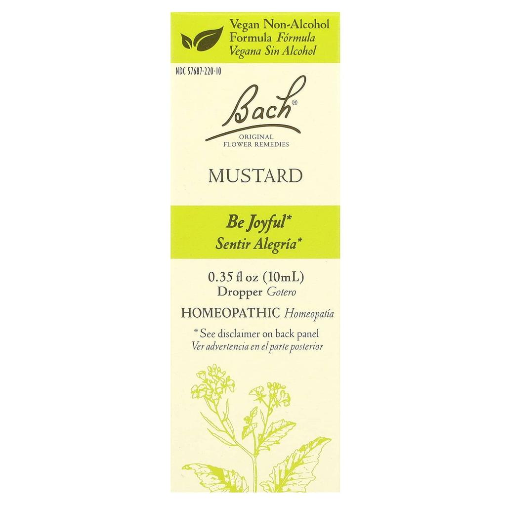 Original Flower Remedy, Mustard, 10Ml(0.35Fl Oz)