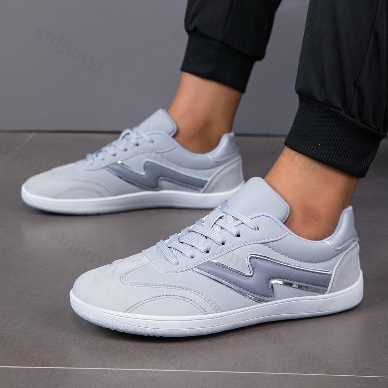 

2026 New Autumn Fashi Trend Casual Sports Shoes for Men Soft Sole Comfortable Breathable N Slip Low Top Retro Style Sneakers 40 серый