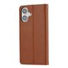 For iPhone 17 Cell Phone Case Magnetic Closing PU Leather Stand Cover
