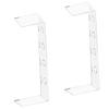 Pack Of 2 Acrylic Wine Bottle Stopper Display Holders Transparent Storage Rack For Kitchen Home Bar Countertop Organizer