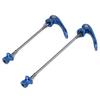 2Pcs Bicycle Quick Release Lever Removable Easily Replace Light Weight 4 Colors Bike Skewer for Mountain Road BikeBlue