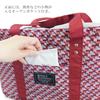 AtFirst Shopping Cooler Eco AF6319 Basket-Shaped Bag, Bag, Large, Red, Figure,
