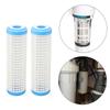 2 Peças Elementos Filtrantes Domésticos Filtro de Água 10" Pré-Filtro Filtro de Bomba Filtro Eficaz para Tubo de Água Material Plástico