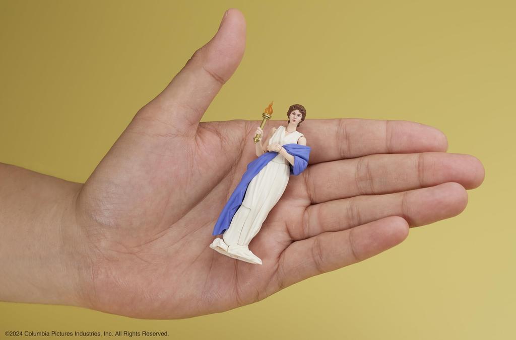 DIGACTION TORCH LADY OF COLUMBIA, approx. 80mm tall, non-scale, PVC, pre-painted, movable figure