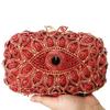 Deluxe Handwork Women Evening Bags Female Crystal Clutch Party Bags Handbags Gold Evil Eye Dinner Bags
