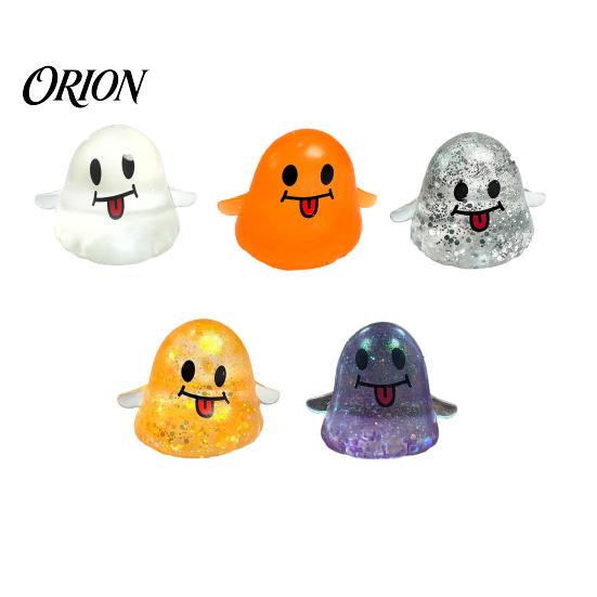 Halloween Ghost Toy Stress Relief Toy, Soft Spooky Squeeze Party Favors Cartoon Sensory for Adults and Kids Toys