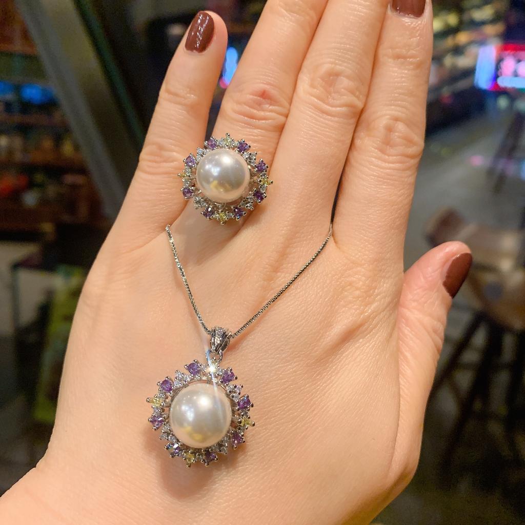 Live Australian Payball Color Treasure Ring Hanging Juice New Fashion Pearl Ring Jewelry Pendant