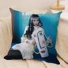 Korean Lee Ji Eun IIU Cushion Cover Silky Short Plush DoubleSided Printed Pillow Case for Sofa All Seasons Home Decor Gift