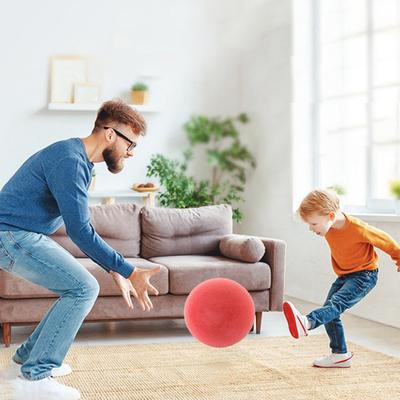 Novelty High Elastic Training Multicolor Silent Basketball Ball Toy for Kindergarten Mute