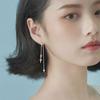 Ear Piercing Ear Clip Cross Tassel Crystal Ear Bone Clip Fake Earring Earring Earring Ear Bone Nail Women
