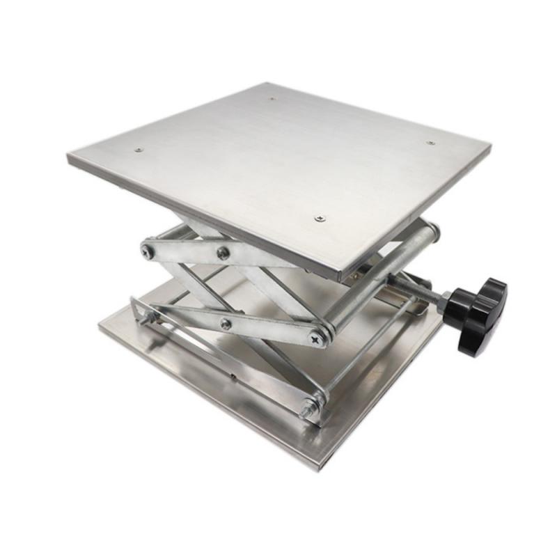 Stainless Steel Lifting Platform Manual Lifting Platform For Laboratory 100x100mm Small Lifting Platform Woodworking Benches