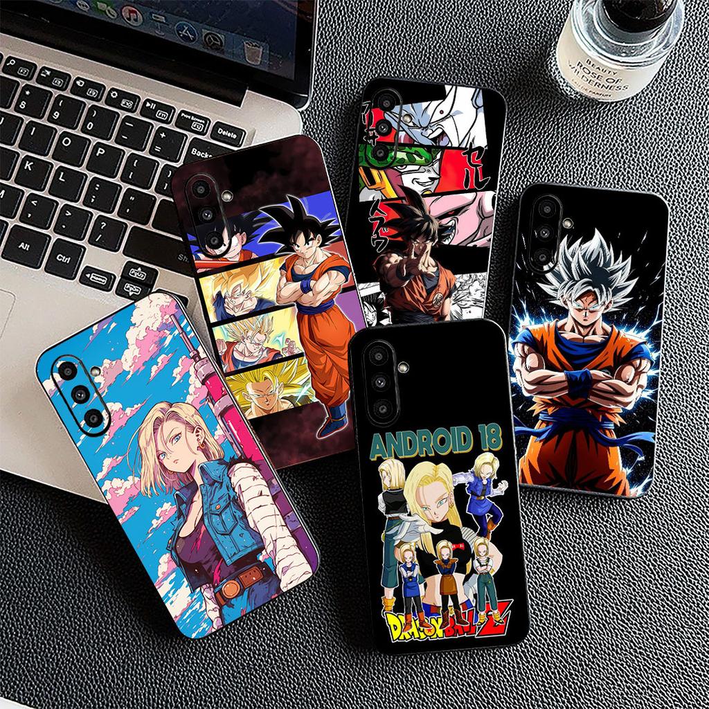 Android 18 Dragon Goku Ball Z Cover for Motorola Moto Edge 70 60 Fusion NEO Pro G Stylus G56 G96 G04 G05 20 Coque Phone Case