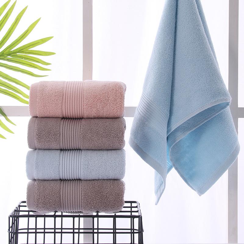 1 PC Cotton Adult Face Towel 32 Strands of Plain Broken Household Soft Absorbent Unisex Cotton Towel Comfortable Textile Towels for The Home