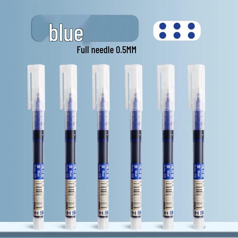Large Capacity Colored Rollerball Pen - Quick-Drying, Carbon Neutral Ink, Water-Based, Ideal for Signatures and Journaling