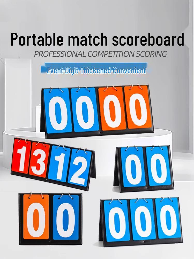 Flip Scoreboard for Billiards, Football, Basketball