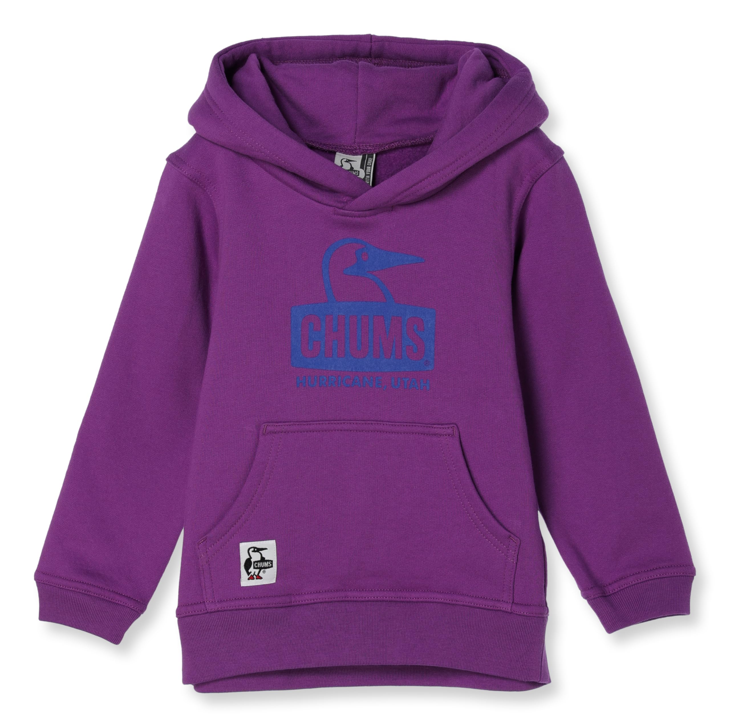 

Hooded Sweatshirt Booby Face Pullover Parka Boys Violet [Chums] Kid s