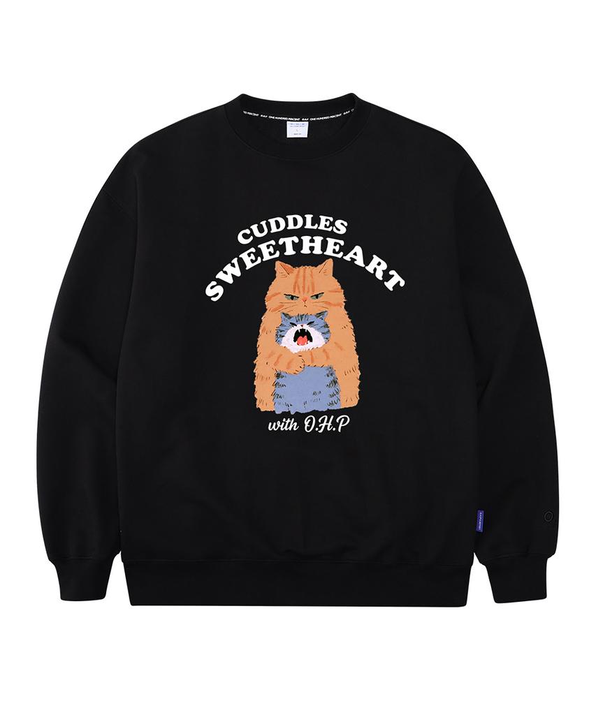 OHP OHPxharmonia Nyangnyang Hug Oversized Heavy Sweatshirt (Type B)