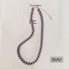 French round Shijia pearl necklace New Internet celebrity necklace Sweater chain Literary retro fashion necklace