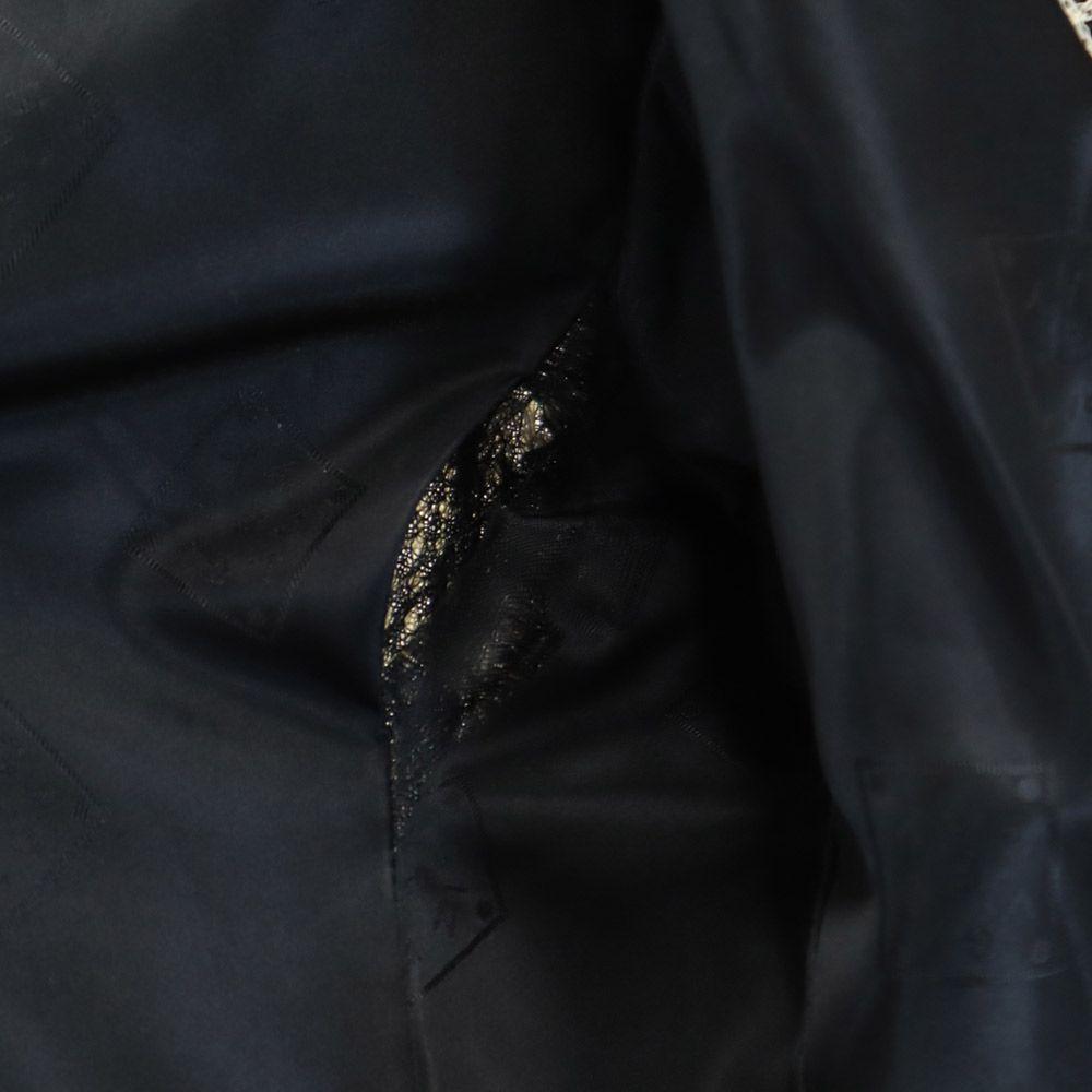 Givenchy Wool Check Pattern Skirt Suit Setup 38 Gray Women Used