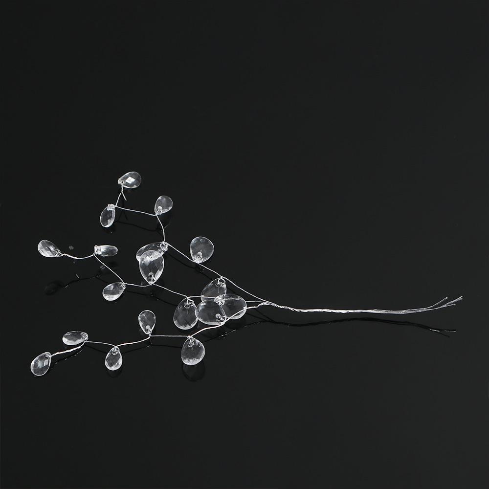 Bridal Tiara Wedding Party Crystal Flower Artificial Bouquet Craft Decoration Crystal Bud Branches