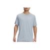 Tech Crew Neck Comfortable Casual Loose Short Sleeve T-Shirt Men Tops Harbor-Blue 1377054-465