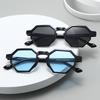 Unisex Polygon Sunglasses, Irregular Small Frame Shades, Fashion Street Style Sun Glasses, Trendy Eyewear