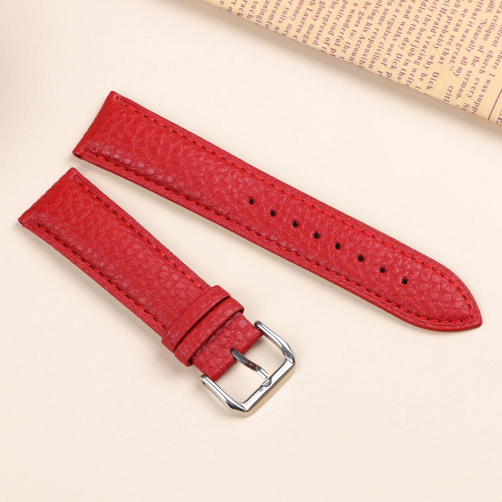 New Leather Watch Strap 18mm 20mm 2mm for Samsung Watch4/5/6/7 40mm 44mm Classic Replacement Bracelet Lizard Pattern Wristband